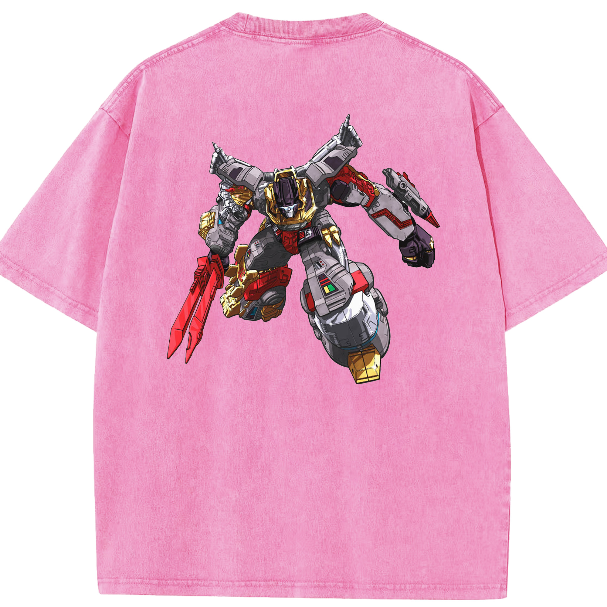 （画像用）  綿100% ヴィンテージ風 半袖Tシャツ（背面プリント）